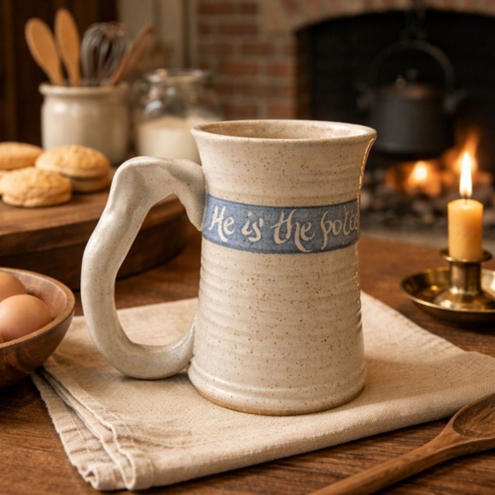 Handmade Pottery Mug He is the Potter We are the‎ Clay Large